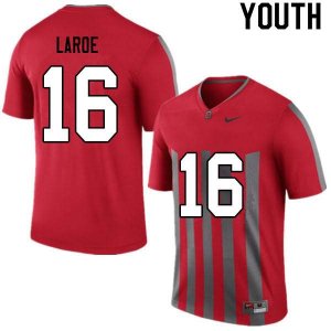 Youth Ohio State Buckeyes #16 Jagger LaRoe Retro Nike NCAA College Football Jersey Wholesale GVZ3544XW